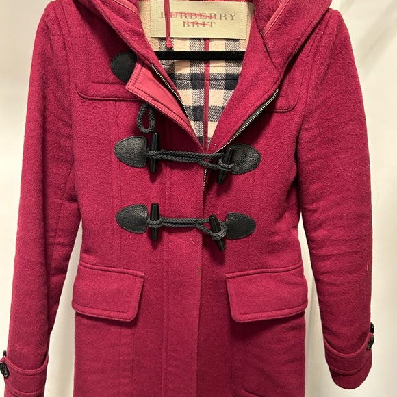Burberry Britt Toggle Wool Duffle Coat - Picture 4 of 9
